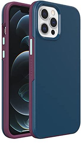 LifeProof SEE Case for iPhone 12 Pro Max with MagSafe, Shockproof, Drop proof to 2 Meters, Ultra-Slim, Protective Thin Case, Sustainably Made, Blue