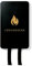 Nordic Flame Löschdecke schwarz/Gold N230