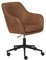 Inter Link – Drehstuhl – Bürostuhl – Schreibtischstuhl - Home Office – Schalensitz – Höhenverstellbar – Sicherheitsrollen – Workrelaxed - Bis ca. 100 Kg – Rost