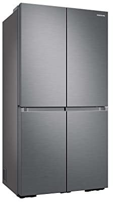 Samsung RF65A967FS9/EG French Door Kühlschrank, 183cm, 647ℓ, Innenliegendes Beverage Center mit Dual Water Dispenser und Ice Maker, Cool Select+ Zone, No Frost+, Frischwasseranschluss, Edelstahl Look