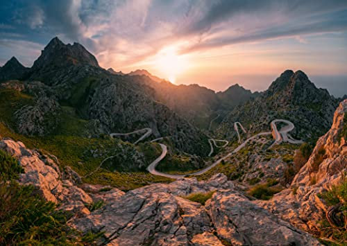 Ravensburger Puzzle - Serra de Tramuntana, Mallorca - 1000 Teile Puzzle, Beautiful Mountains Collection, für Erwachsene und Kinder ab 14 Jahren