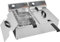 DULNICE Friteuse electrique professionnelle INOX,12L double réservoir,Bouton de contrôle de température en métal, Friteuse électrique commerciale