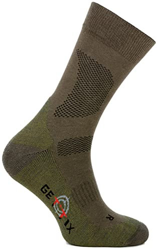 La Chasse Gettix trageangenehme Merinosocken Trekkingsocken Wandersocken aus Merinowolle von Oefele Jagd & Outdoor Shop (as3, numeric, numeric_43, numeric_45, regular, regular, oliv (grün))
