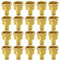 PEX 1,27 cm x 1,27 cm NPT-Innengewinde, PEX 1,27 cm x 1,27 cm NPT-Innengewinde-Adapter, Crimpverschraubung, Messing, voller Anschluss für PEX-Rohre in Sanitärarbeiten, 20 Stück