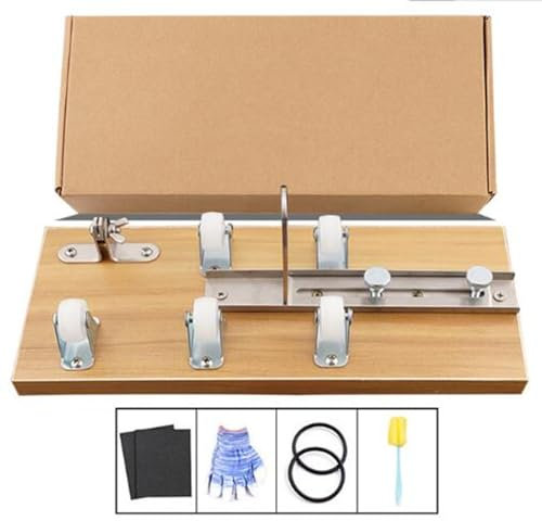 Coupe-bouteilles en verre rondes pour bouteilles de vin, bière, whisky, liqueur, champagne, eau, alcool, soda (bois)