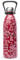QWETCH - Große 1,5L Edelstahl Trinkflasche Rote Blumen Titan - Thermosflasche 48h Kalt & 16h Heiß - Auslaufsicher & BPA-frei - Isolierflasche mit Griff - Perfekt für Camping, Picknick & Familie