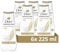 Dove Advanced Care Nourishing Silk Body Wash Body Cleanser shower gel with skin-natural nutrients for instantly silky-soft skin 6x 225 ml