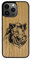 Enowood Coque en Bois de téléphone Iphone Artisanale - Sanglier 2 - Iphone 11 Pro - Frêne