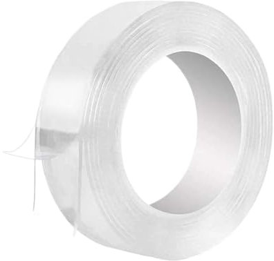 BCOMFY 20/30 mm breites Nano-Klebeband, extra starkes doppelseitiges Klebeband, strapazierfähiges, abnehmbares, wasserdichtes, superstarkes Montageband(Size:10m,Color:20mm)