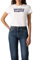 Levi's Femme The Perfect Tee T-Shirt, Maya Fuzzy Dot BW FI, S