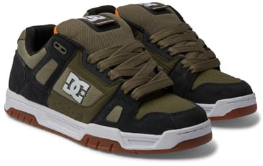 DC Shoes Stag - Leather Shoes for Men - Lederschuhe - Männer - 41 - Grün