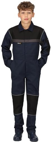 Unisex Kids Junior Seedling Stud Coveralls Boys Girls Boilersuits Utility Workwear Dungarees Overalls