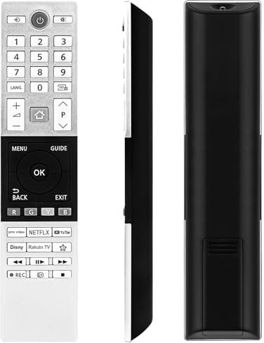 CT-8567 Ersetzte Fernbedienung Passend für Toshiba Smart 4K UHD HDR LED TV 43UK3C63DB 50UK3C63DB 50UK4D63DB 55UK3C63DB 65UK4D63DB 50UV2363DB 32LV3E63DAZ 32LV3E63DG 43UV2363DG 50UV2363DG 55UV2363DG
