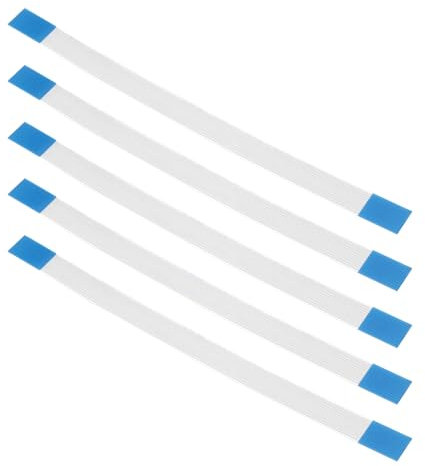 ECSiNG 5 Pezzi 10Pin Pulsante Di Reset Di Alimentazione Cavo A Nastro Flessibile Connettore A Nastro Compatibile Con Sony Compatibile Con Playstation 3 PS3 Slim 2000 2500 Controller (90mm)
