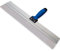 REFINA Serrated Spatula for Base Coats & Monocouche - 24 (600mm) Stainless Steel Spatula w/ 6mm (C2) Square Notch Blade & Ergonomic Grip - Rendering Tools for Reducing Air Pockets & Levelling