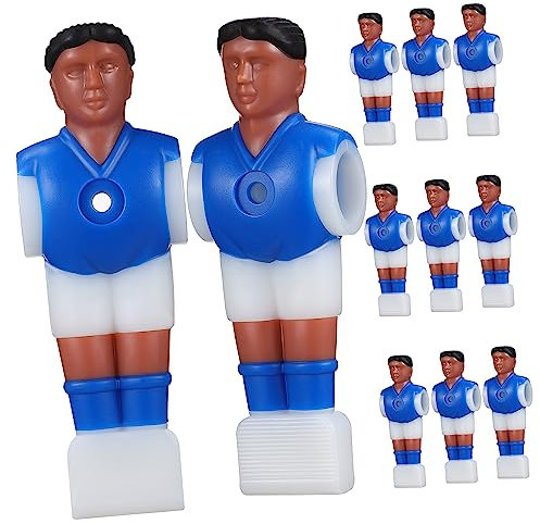 ARTSEWPLY 11 Stück Marionette tischfußball ersatzteile fußball Figuren Tischfußball Ersatzfiguren Mini-Fußballer Kicker-Athleten-Puppen Zahlen Party Fußballfiguren Ersatzfußballspieler Harz