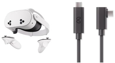 Meta Quest 3S 256 GB Headset + Link Cable