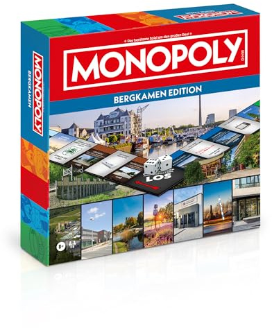 Monopoly Bergkamen – Städte-Edition von Winning Moves | Brettspiel mit Bergkamener Straßen & Sehenswürdigkeiten | Familienspiel für 2–6 Personen ab 8 Jahren | Geschenkidee für Bergkamen-Fans