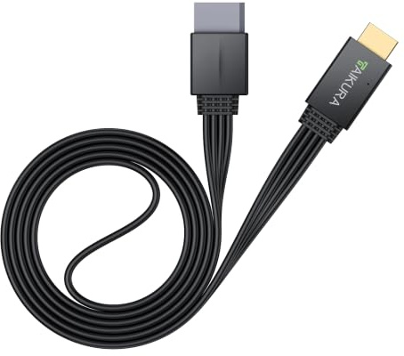 TAIKURA Wii zu HDMI Adapter, 1080P/720P Wii auf HDMI Konverter Plug & Play, Verlustfreie Übertragung, 120cm Video Adapterkabel Unterstützt alle Wii Display, für Wii Wii U HDTV Monitor usw (Schwarz)