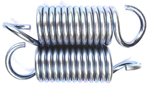 Heavy duty Spring for garden swing hamock extension spring suspension hooks various sizes and styles available (12cm 90 degree x 2)