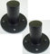2x ADAM HALL SM702 Boxenflansch 35 mm SM 702 - Stativhülsen für Lautsprecherstative