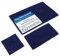 WohnDirect Badematten Set 3 teilig Dunkelblau • WC Vorleger (45x45cm), Badematte (50x80cm,70x120cm) • rutschfest waschbar Badezimmerteppich OHNE WC-Ausschnitt