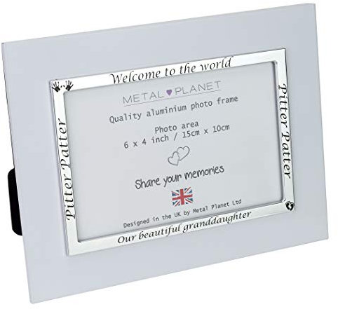Metal Planet Ltd Bilderrahmen für Enkelin, Aluminium, 15,2 x 10,2 cm