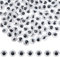 TOAOB 120 pezzi Occhi Mobili Adesivi con Ciglia Lavoretti Occhi 10 mm Autoadesivi Plastica Finti Occhietti per Fai da Te Scrapbooking Creazione Bambole Pupazzi Artigianato