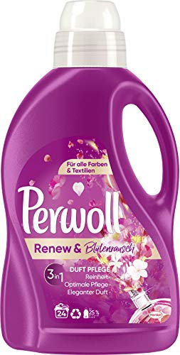 Perwoll Renew & Blütenrausch, Feinwaschmittel, 24 Waschladungen