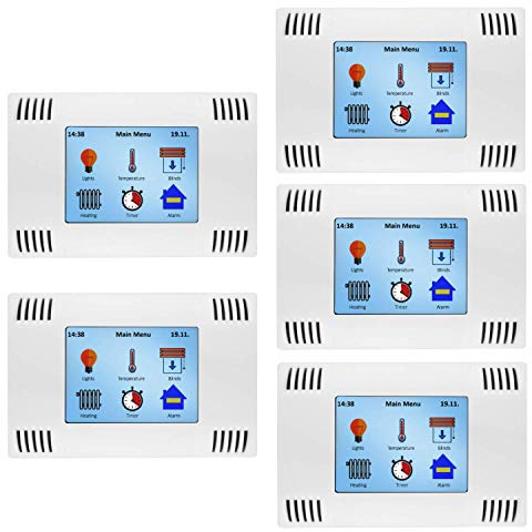 AZDelivery 3 x AZ-Touch Smart Home Kit de Montage Mural avec Écran Tactile TFT LCD de 2,4 Pouces, contrôleur Tactile SPI XPT2046 Compatible avec ESP8266, ESP32 et Arduino incluant Un E-Book!
