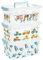 2friends - Set di 3 contenitori per bambini - blu - con coperchio, maniglie e chiusure a scatto - 29 x 19,3 x 13 cm - 4 litri - in plastica - Made in EU