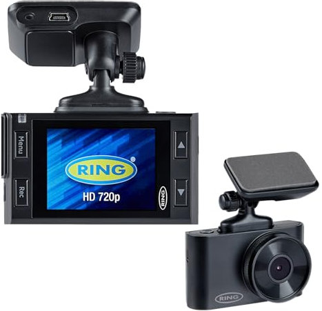 Ring Automotive RDC1000 Dash Cam WiFi HD 720p 30fps 2 Screen G-Sensor Front Car Camera Dashcam
