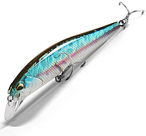 SP SIMON PIKE Wobbler Sparrow 100SP in Color Q 10cm Köder fürs Angeln auf Barsch Zander Hecht & Co,flachlaufend