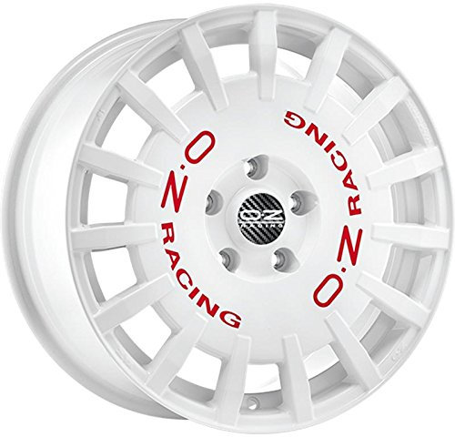 Alufelgen MERCEDES CLC 17 - OZ RACING RALLY RACING WHITE RED LETTERING