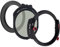 Haida Ensemble de Porte Filtre - Porte-Filtre Carré de 100 mm avec Bague d'adaptation d'objectif de 82 mm et Drop-in Filtre Polarisant