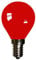 NCC-Licht 1 x LED Filament Leuchtmittel Tropfen 2W E14 farbig Rot 10lm