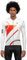 SIROKO - Langärmeliges Radtrikot M2 Finish Line - XL - Weiß/Leuchtendes Orange