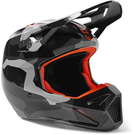 Fox Unisex – Erwachsene Bnkr Helm, grau, XL