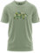 FORSBERG Espenson T-Shirt mit stylischem Bär Brustlogo Rundhals für Herren, Farbe:pastellgrün/grün, Größe:XL