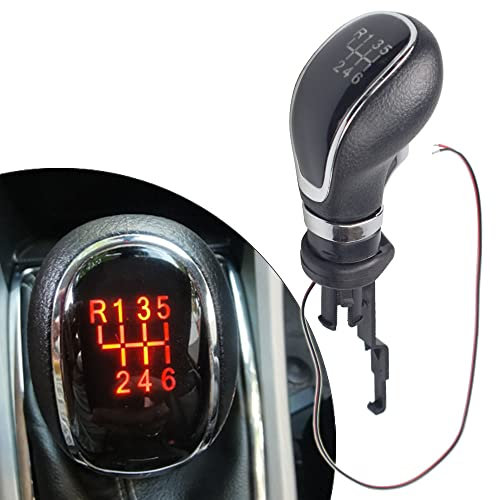 Hacreyatu 5/6 Velocidades Pomo Palanca de Cambios para Buick Opel Astra Insignia 2009-2013 (6 Velocidades)