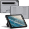ZUGU Custodia per iPad 10.2 2019/2020 / 2021 7a / 8a / 9a Generazione, Muse Cover Protettiva Sottile con 8 Angoli Regolabili Magnetico, Tasca per Apple Pencil, Auto Svegliati/Sonno [ Grigio artico ]