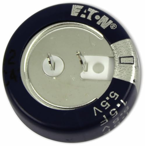 EATON Gold Cap-Elko 1,5F, 5,5V, axial, RM 5 mm, 21,5x6,9 mm, KR-5R5C155-R