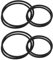 Be In Your Mind 12pcs Bandes de Montage pour Vélo Kit de Bandes de Joint Torique en Caoutchouc Compatible avec Garmin Rapide Supports de Vélo Quart de Tour à Dégagement pour Cyclisme Sportif
