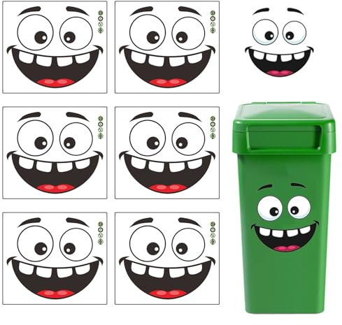 Ojos Y Boca Pegatinas De Pared 6 Hojas De Wc Divertido Adhesivo Divertidos Frigoríficos Pegatinas Cocina Etiqueta La Pared Del Refrigerador Para Cubos De Basura Neveras Paredes Wc