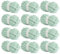 Hombys Mintgrünes, grobes Chenille-Garn zum Stricken, Häkeln, sperriges, dickes, flauschiges Garn für Decken, weicher Plüsch, 12 Jumbo-Packung (27 m, 227 g pro Knäuel)