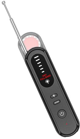 Bqweun 80 * 25 * 130 mm Erkennung versteckter Kameras – Schützen Sie Ihre Privatsphäre mit diesem Kameradetektor, für versteckte Kameras und GPS-Tracking