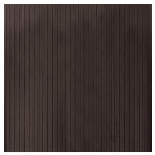 vidaXL Teppich, Bambusteppich Quadratisch, Bambusmatte rutschfest für Wohnzimmer, Läufer Küchenteppich Flurteppich, Modern, Dunkelbraun 100x100cm Bambus