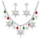GTYARYUA Weihnachts Schmuck, Weihnachtskette Damen, Weihnachtshalskette, Ohrringe Weihnachten, Weihnachtsohrringe Damen, Weihnachtsschmuck Damen, Weihnachtsdekorationen für Mädchen und Frauen (B)
