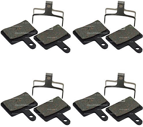 4 Paar Bremsbeläge aus Kevlar, kompatibel mit TRP 2 Kolben Scheibenbremsen, Spyre Spyke Parabox Hylex, DiscoBrakes Sport, HY/RD, 2-Topf-Bremse