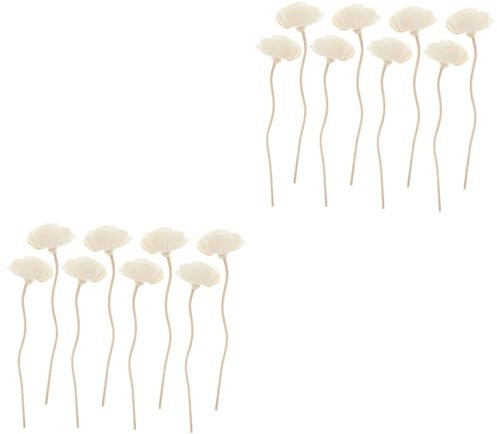 DECHOUS 16stücke Teiliges Aromatherapie Rattan-Stick Duftstäbchen Für Raumdiffusoren Ätherische Öle Und Raumdeko Für Wohnzimmer Und Büro Schnelles -absorptionssystem